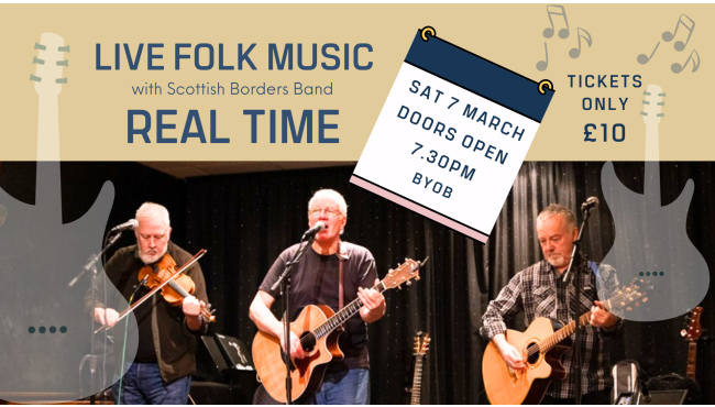 An Evening of Live Folk Music with Scottish Borders Band Rea