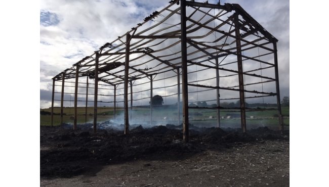 Ormiston Mains Barn Fire 2019